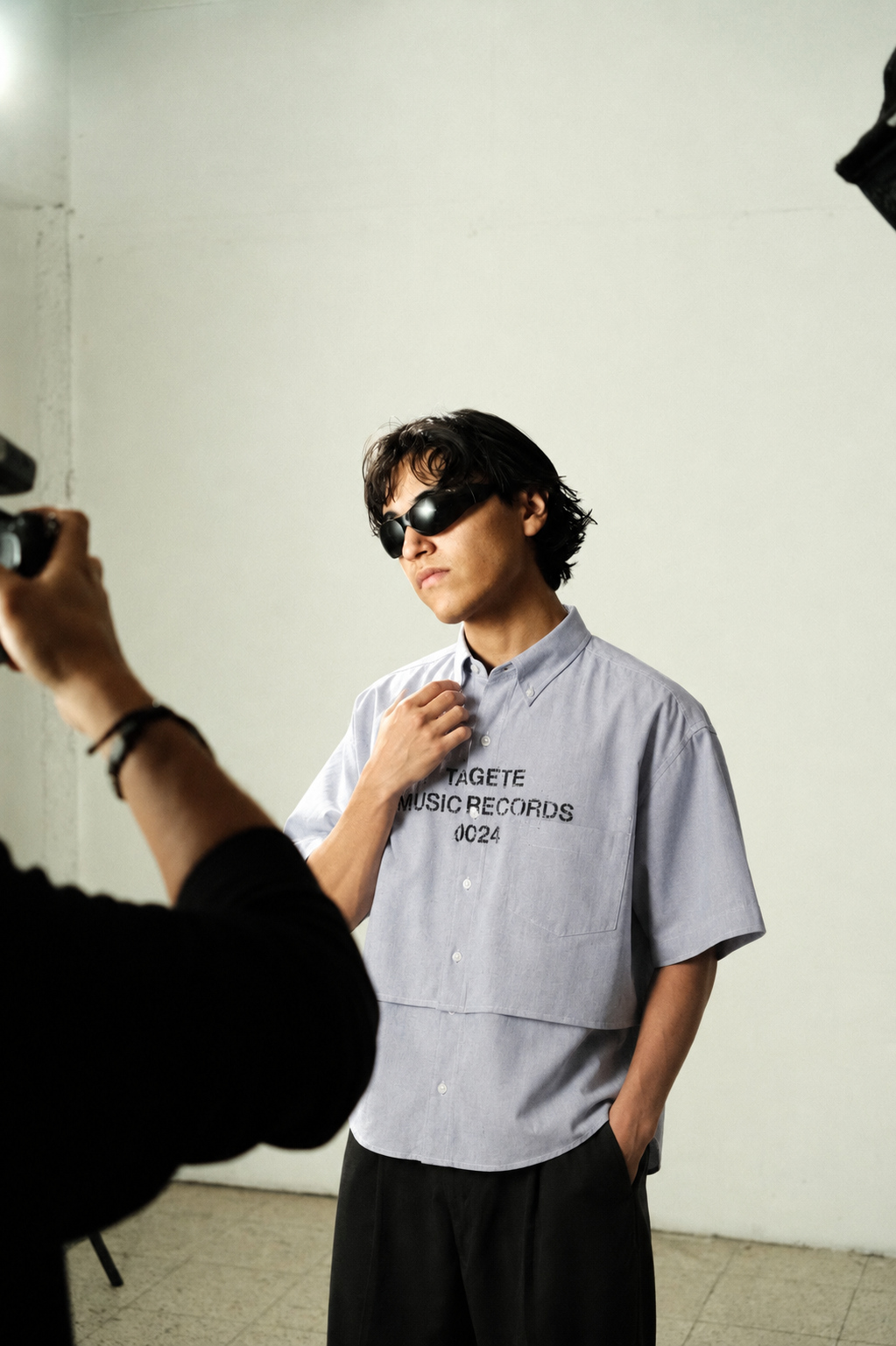 Camisa en capas boxy fit