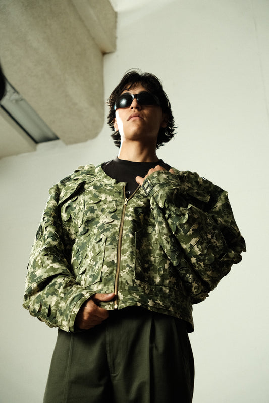 Chamarra militar capas