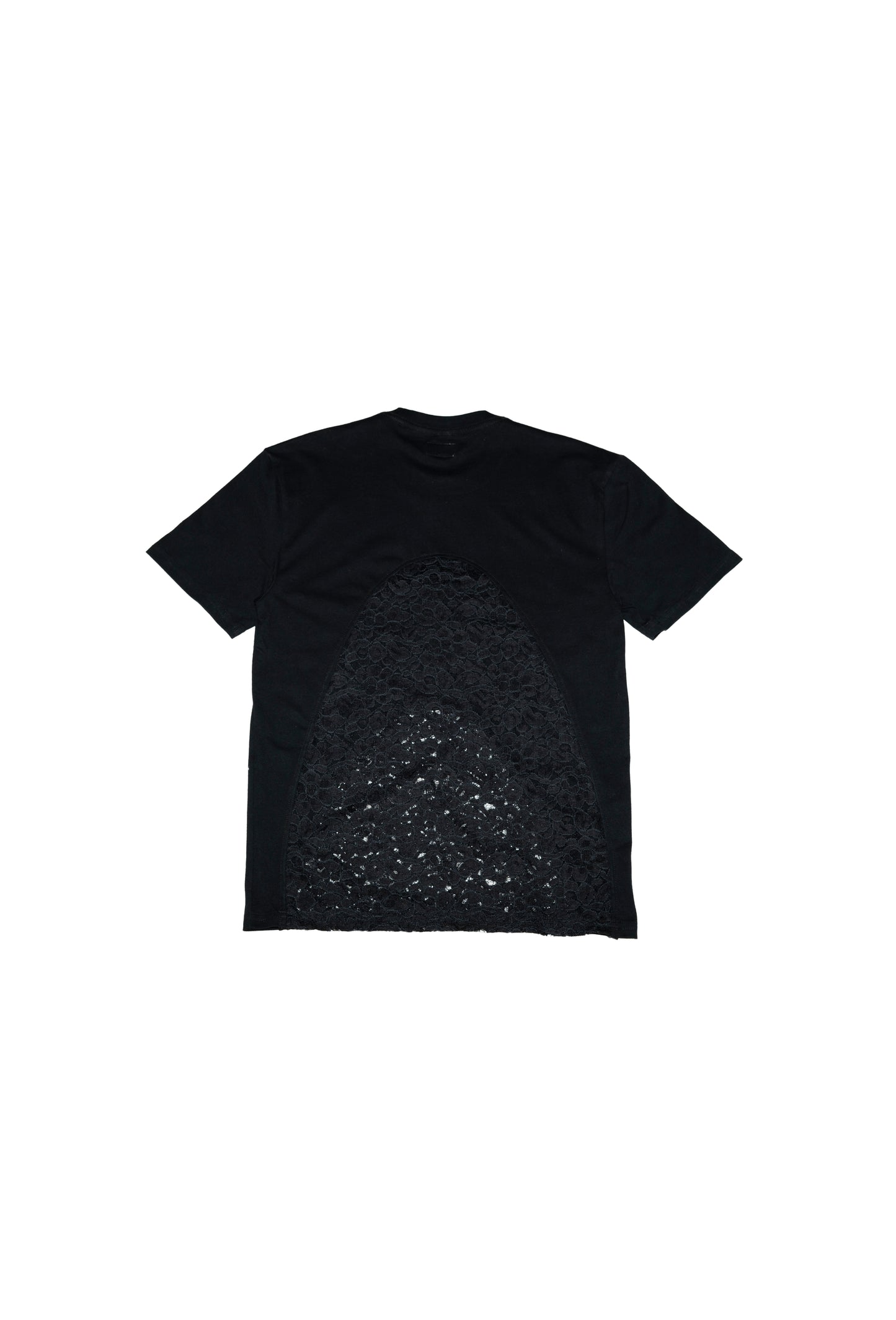 Playera oversize con encaje